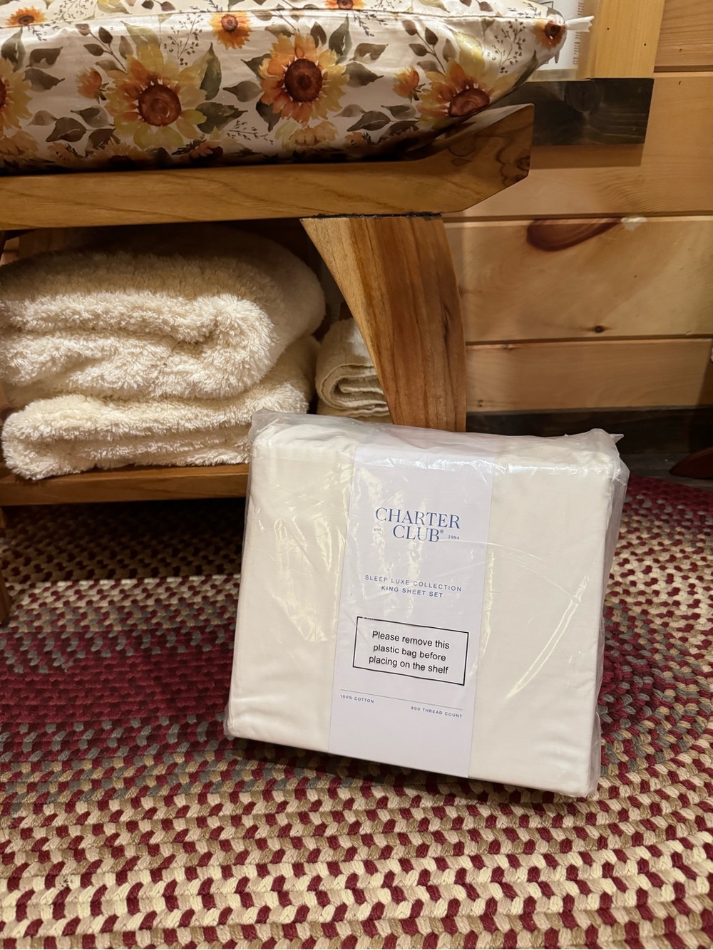Charter Club Cream King Sheet Set - Sleep Luxe Collection